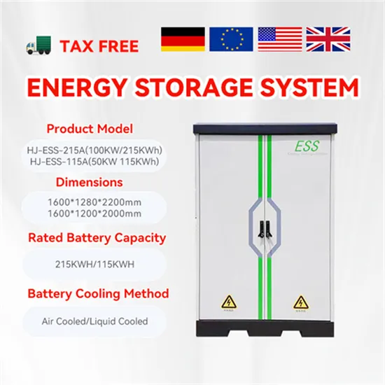 Design Specifications for Energy Storage Battery Containers